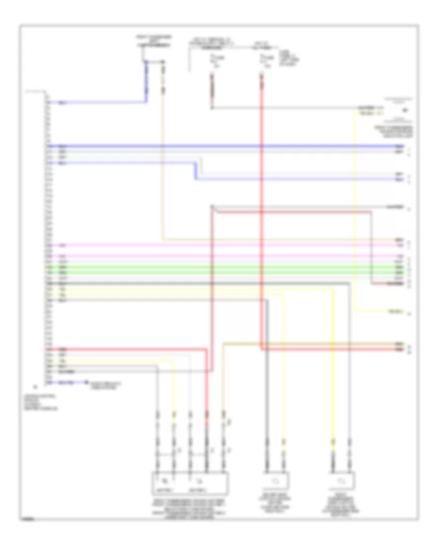 Supplemental Restraints Wiring Diagram, Hybrid (1 of 3) for Volkswagen Jetta GLI 2013