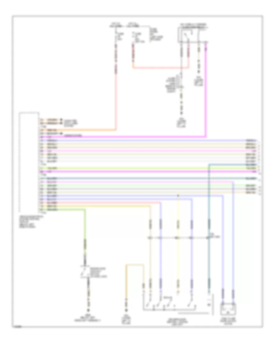 Forced Entry Wiring Diagram, with Low Equipment (1 of 3) for Volkswagen Jetta GLI 2013