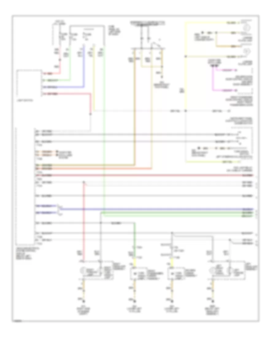 Exterior Lamps Wiring Diagram, with Low Equipment (1 of 2) for Volkswagen Jetta GLI 2013