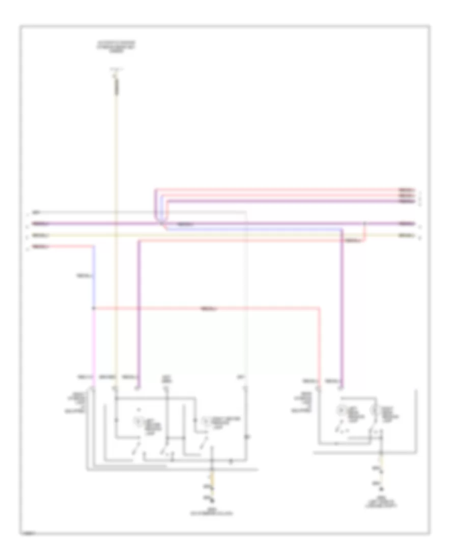 Courtesy Lamps Wiring Diagram, with High Equipment (2 of 3) for Volkswagen Jetta GLI 2013