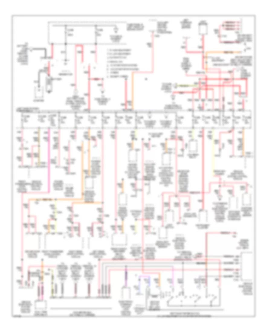 Power Distribution Wiring Diagram 1 of 6 for Volkswagen Jetta GLI 2013