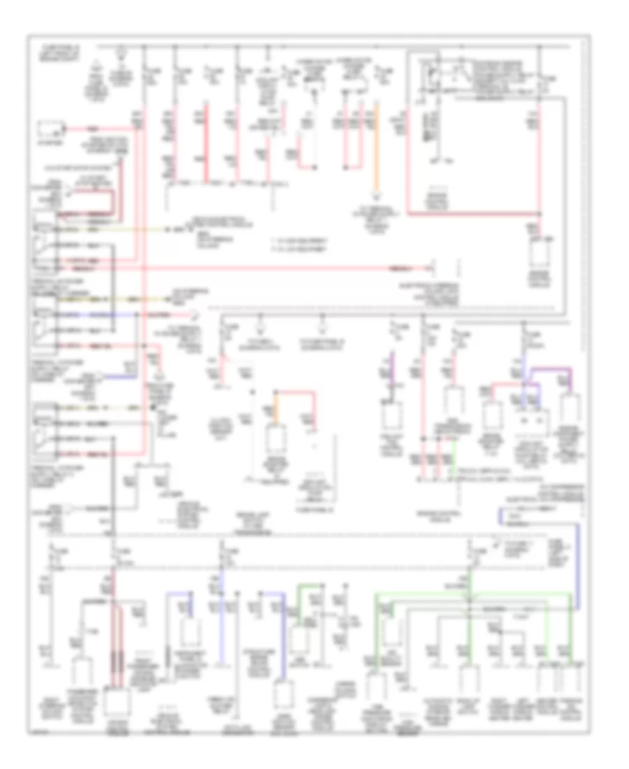 Power Distribution Wiring Diagram (3 of 6) for Volkswagen Jetta GLI 2013