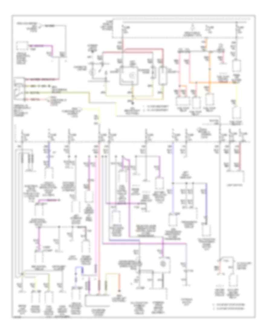 Power Distribution Wiring Diagram 4 of 6 for Volkswagen Jetta GLI 2013