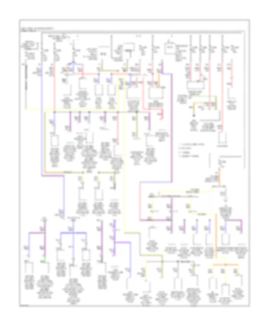 Power Distribution Wiring Diagram (5 of 6) for Volkswagen Jetta GLI 2013