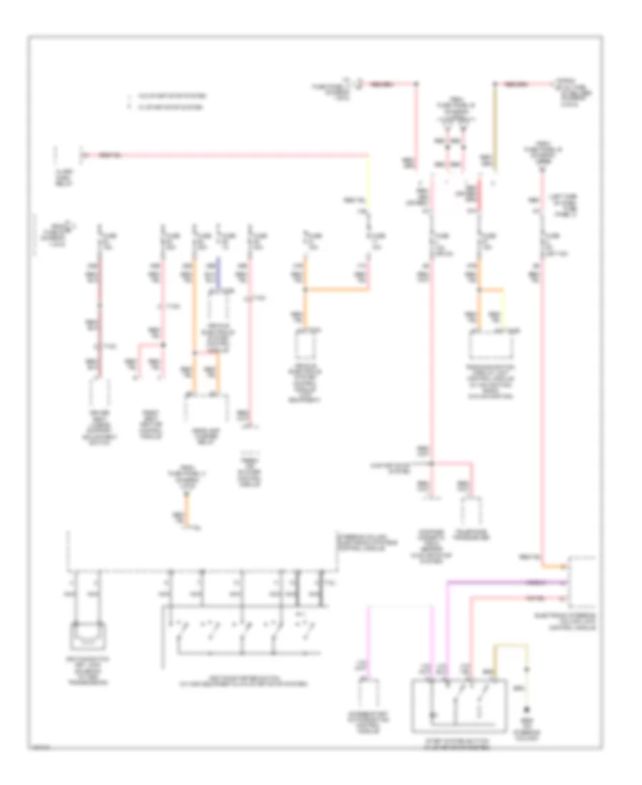 Power Distribution Wiring Diagram 6 of 6 for Volkswagen Jetta GLI 2013