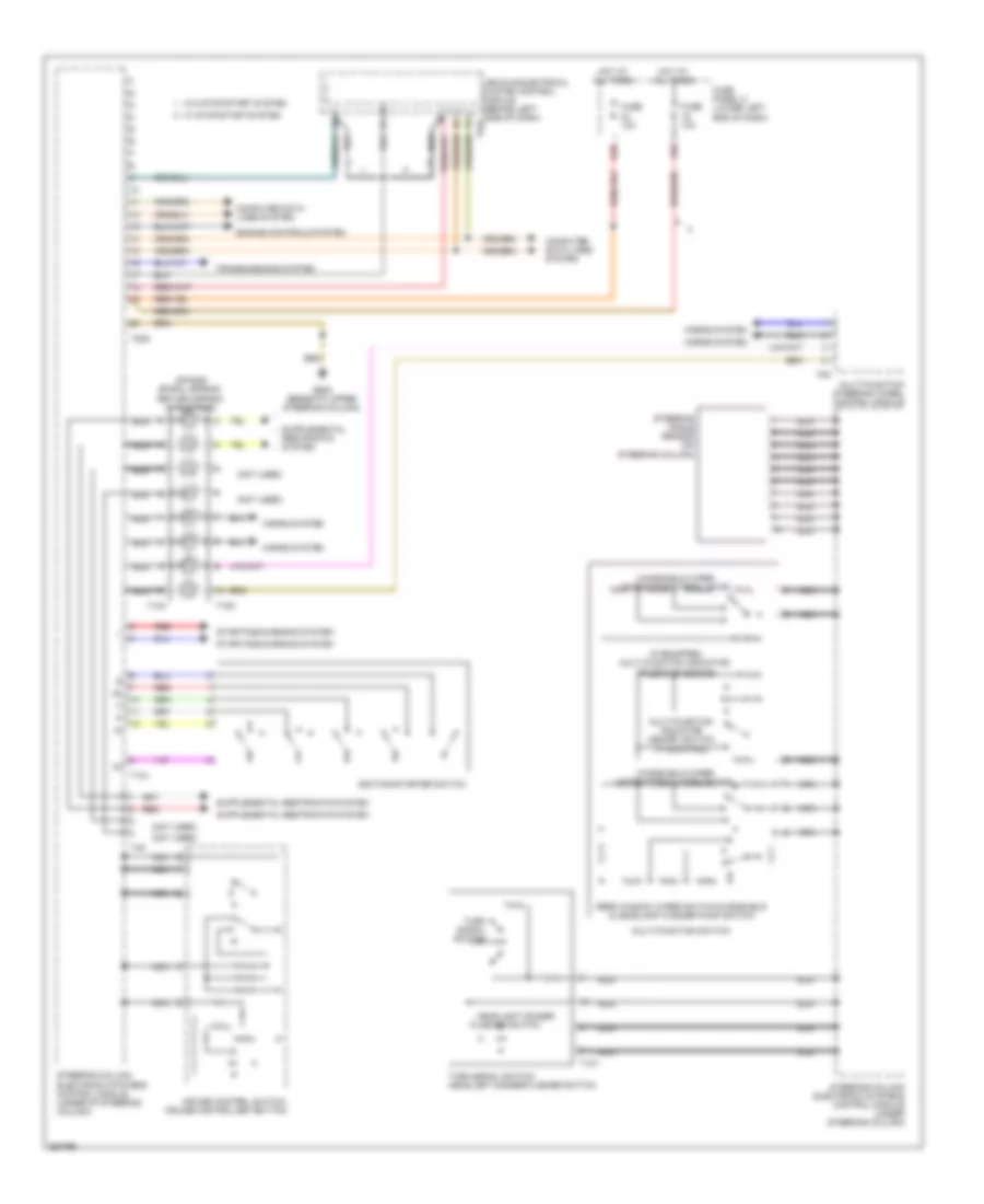 Steering Column Electronic Systems Control Module Wiring Diagram Early Production for Volkswagen Tiguan SE 4Motion 2010