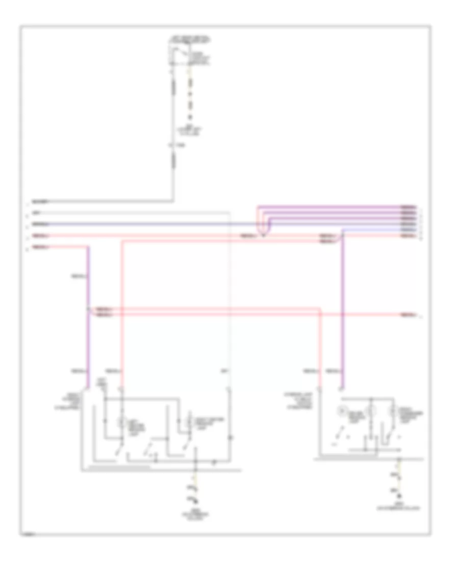 Courtesy Lamps Wiring Diagram with Low Equipment 2 of 3 for Volkswagen Jetta Hybrid 2013
