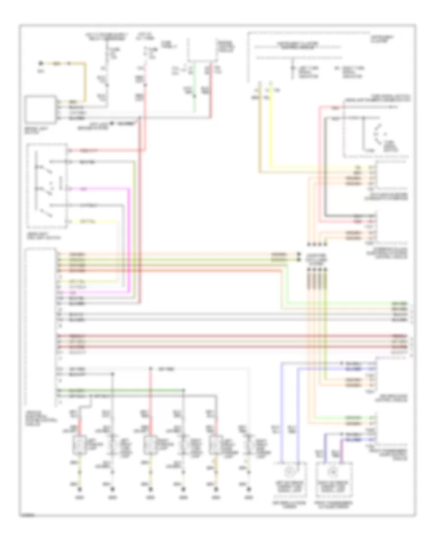 Exterior Lamps Control Wiring Diagram, Early Production (1 of 2) for Volkswagen GTI 2.0T 2007