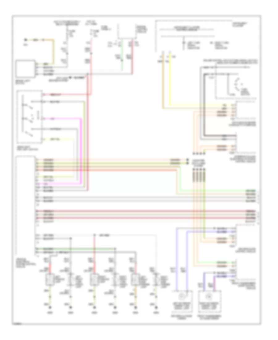 Exterior Lamps Control Wiring Diagram, Late Production (1 of 2) for Volkswagen GTI 2.0T 2007