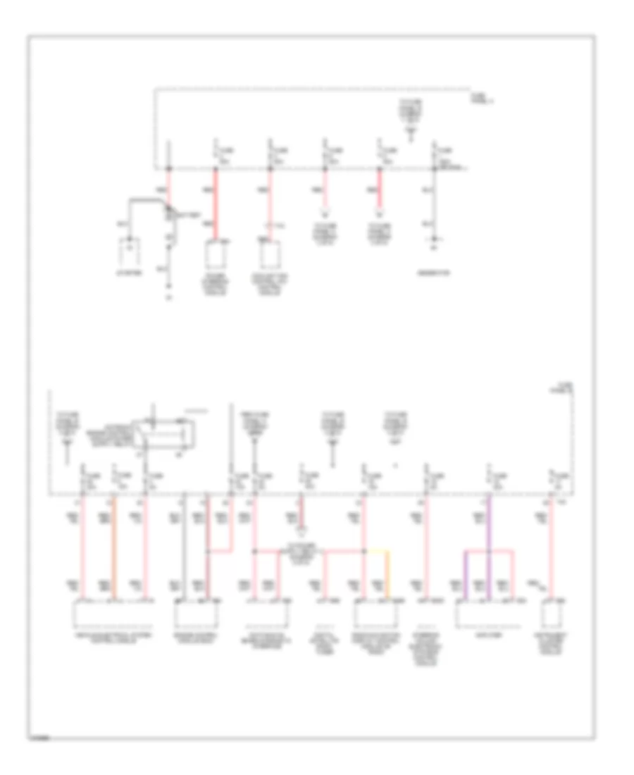 Power Distribution Wiring Diagram 1 of 5 for Volkswagen GTI 2 0T 2007
