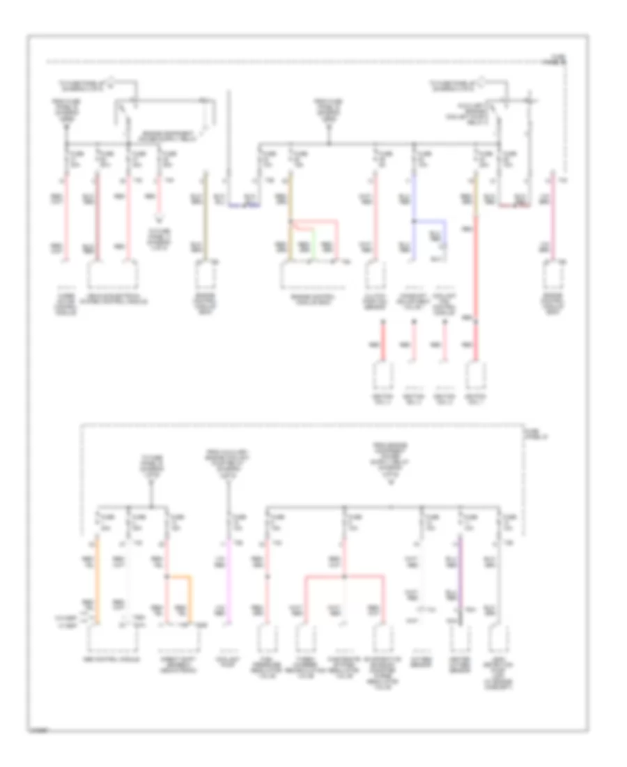 Power Distribution Wiring Diagram 2 of 5 for Volkswagen GTI 2 0T 2007