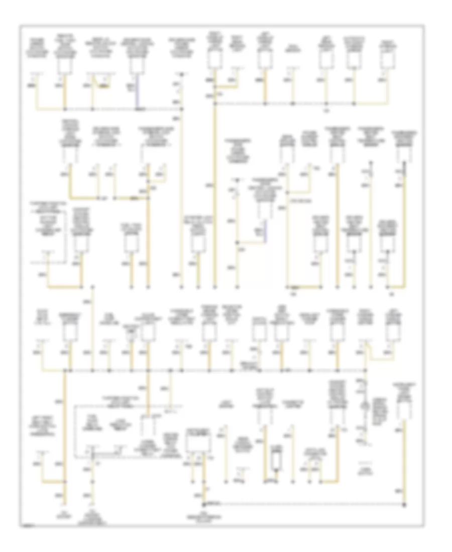 Ground Distribution Wiring Diagram 2 of 4 for Volkswagen New Beetle GL 2002