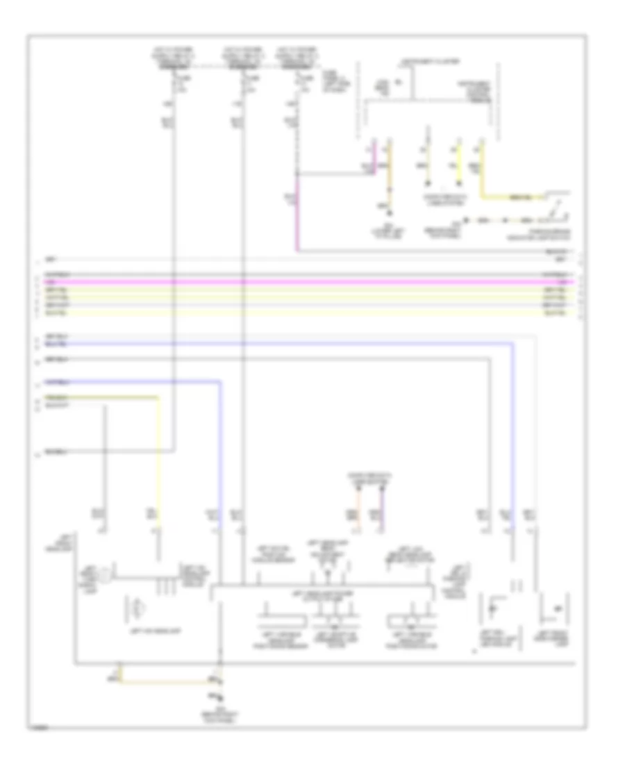 Headlights Wiring Diagram, with HID Headlamps (2 of 3) for Volkswagen Jetta Hybrid SE 2013