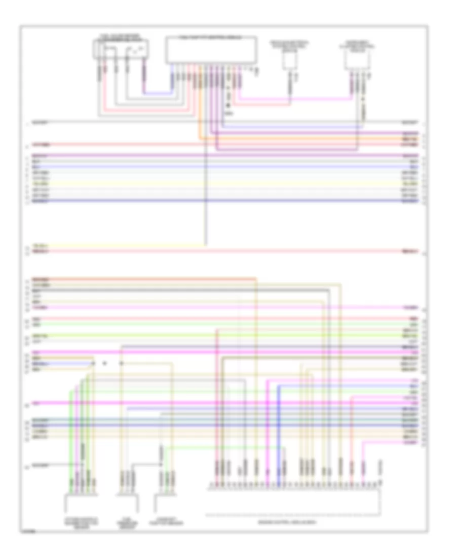 2.0L, Engine Performance Wiring Diagram (3 of 5) for Volkswagen GTI Fahrenheit 2007