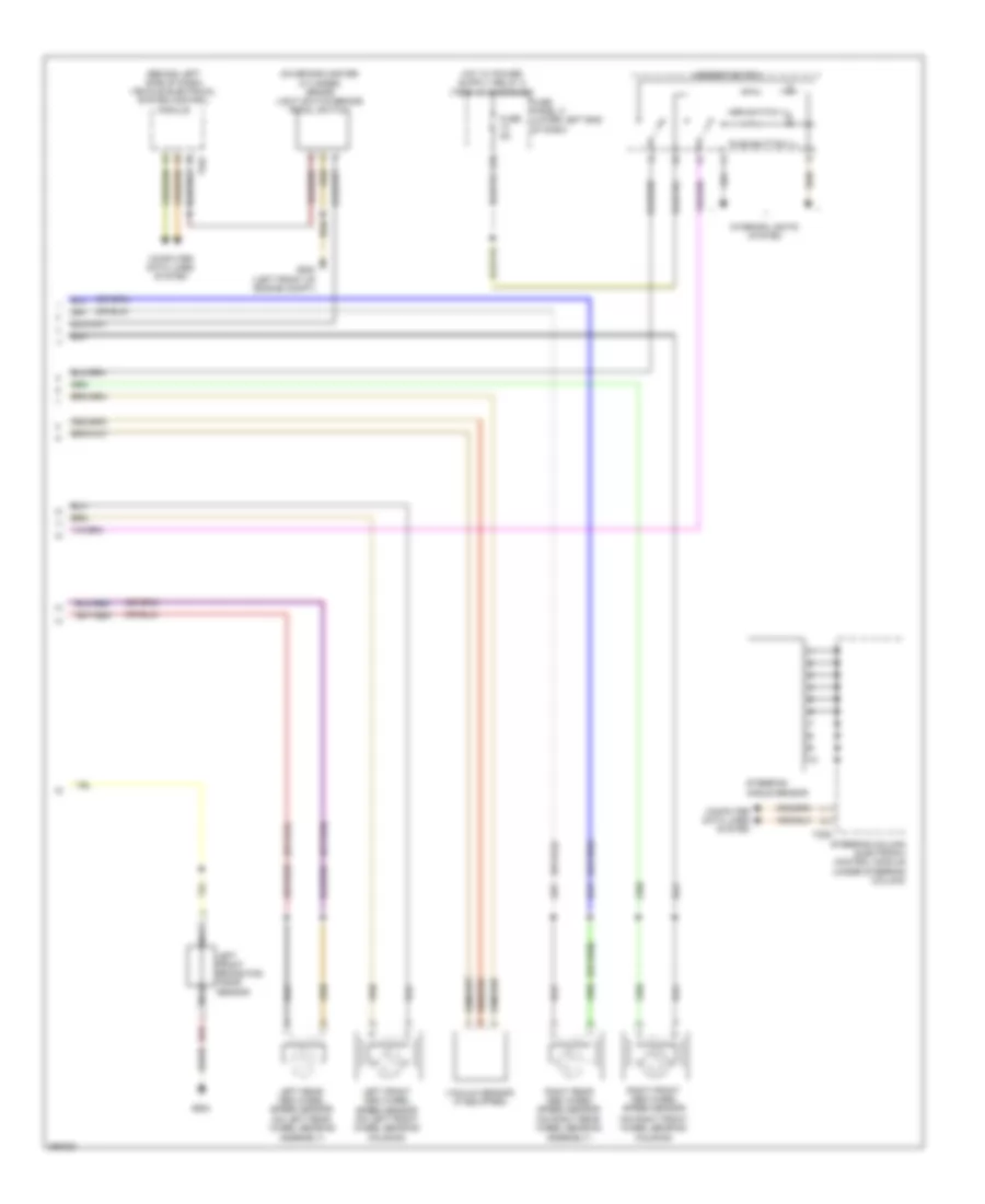 Anti lock Brakes Wiring Diagram Early Production 2 of 2 for Volkswagen Tiguan SEL 4Motion 2010