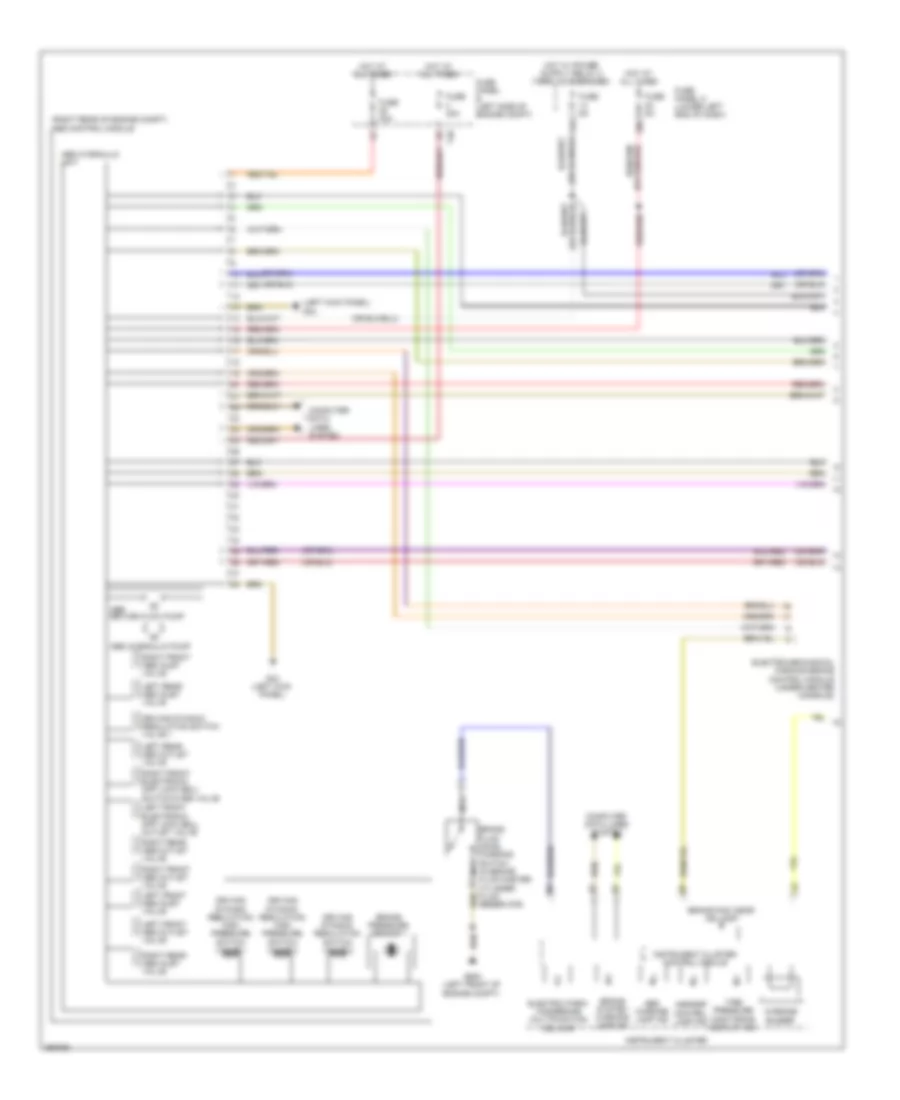 Anti lock Brakes Wiring Diagram Late Production 1 of 2 for Volkswagen Tiguan SEL 4Motion 2010