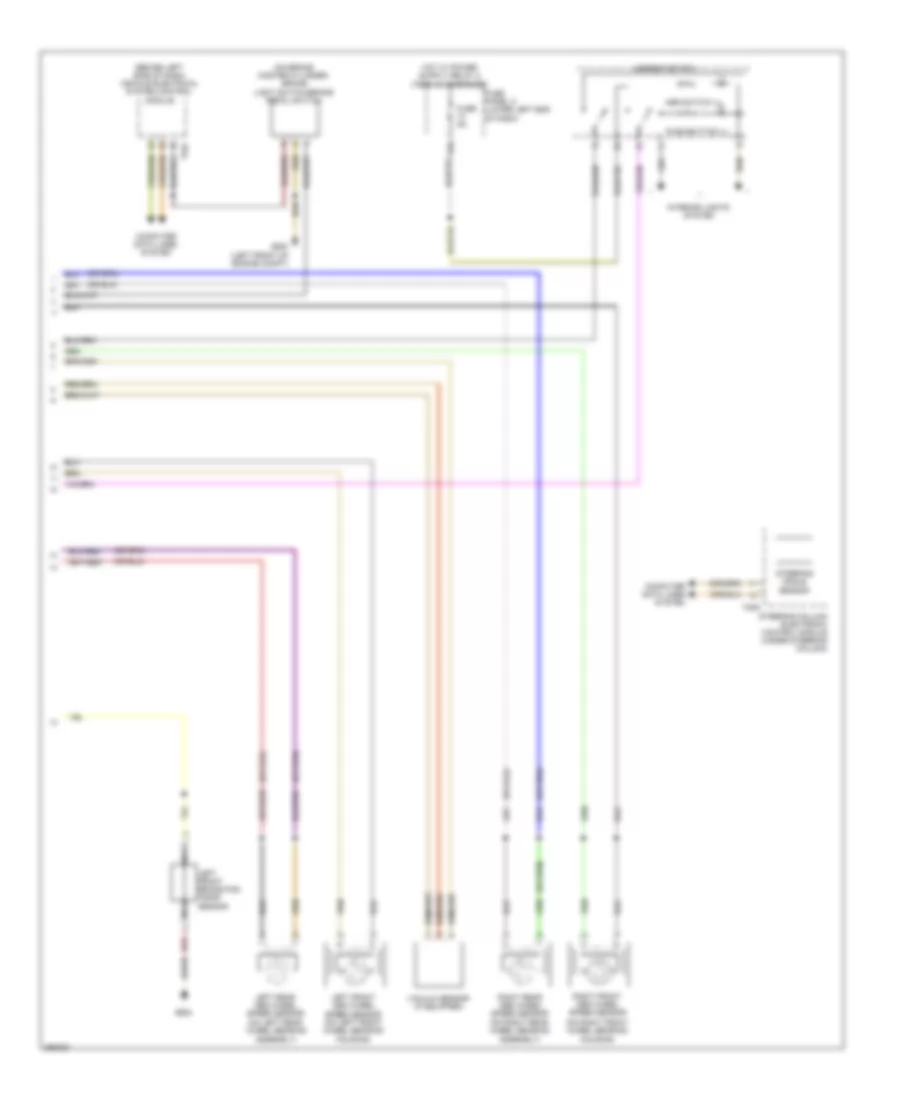 Anti lock Brakes Wiring Diagram Late Production 2 of 2 for Volkswagen Tiguan SEL 4Motion 2010