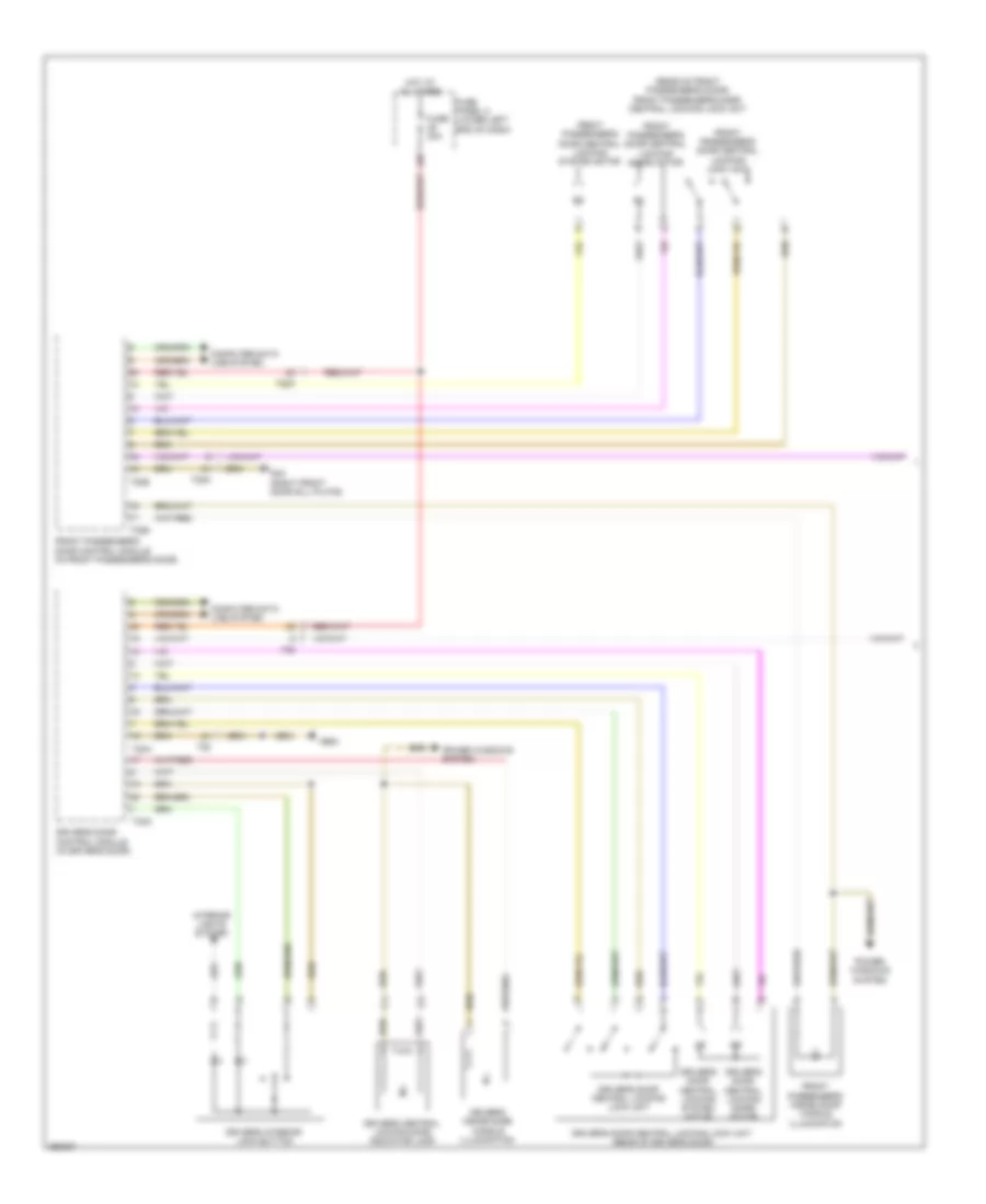 Forced Entry Wiring Diagram 1 of 2 for Volkswagen Tiguan SEL 4Motion 2010