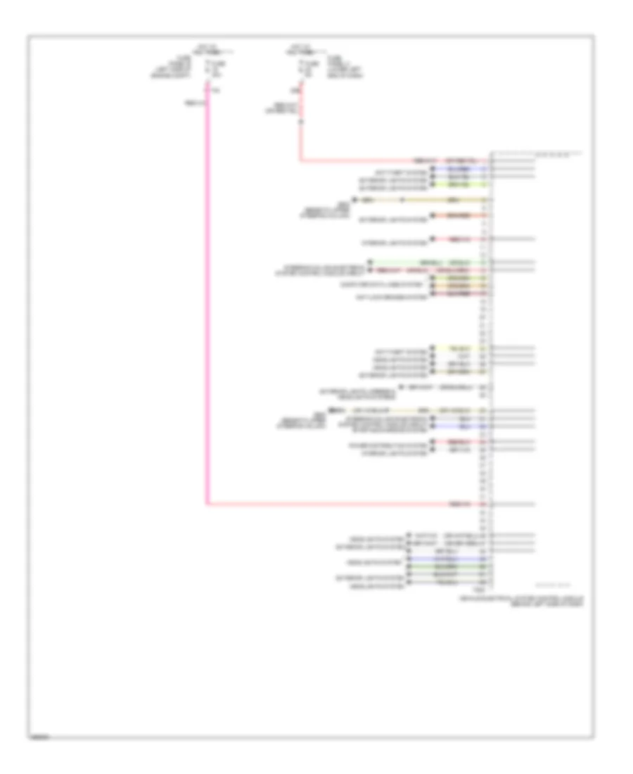 Vehicle Electrical System Control Module Wiring Diagram Early Production 2 of 2 for Volkswagen Tiguan SEL 4Motion 2010