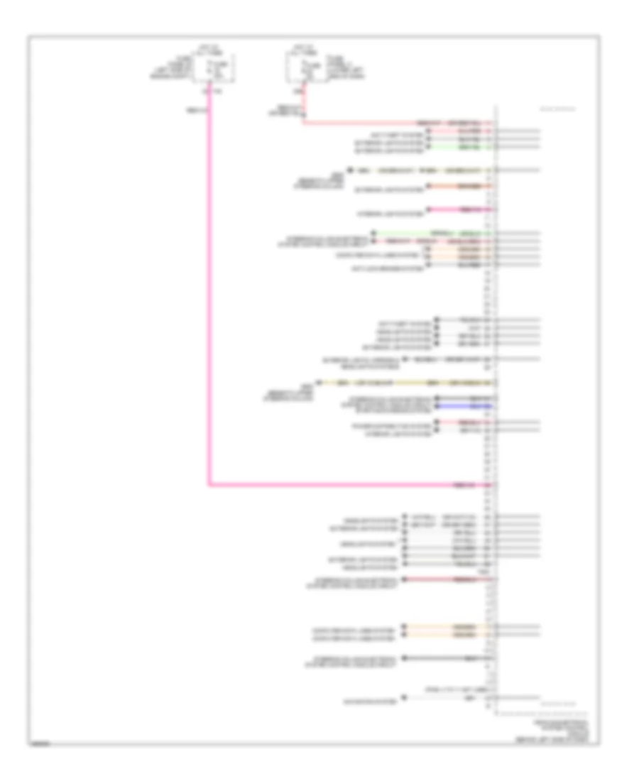 Vehicle Electrical System Control Module Wiring Diagram Late Production 2 of 2 for Volkswagen Tiguan SEL 4Motion 2010