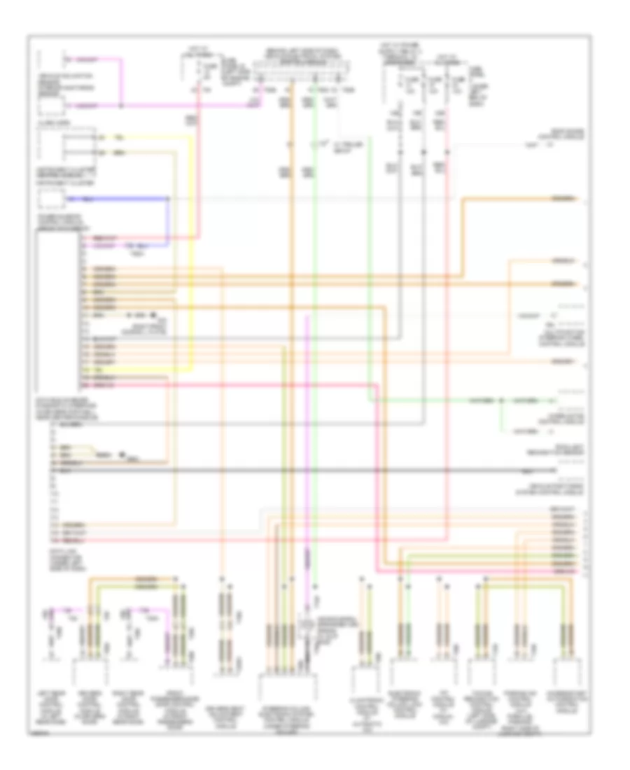 Computer Data Lines Wiring Diagram Early Production 1 of 2 for Volkswagen Tiguan SEL 4Motion 2010