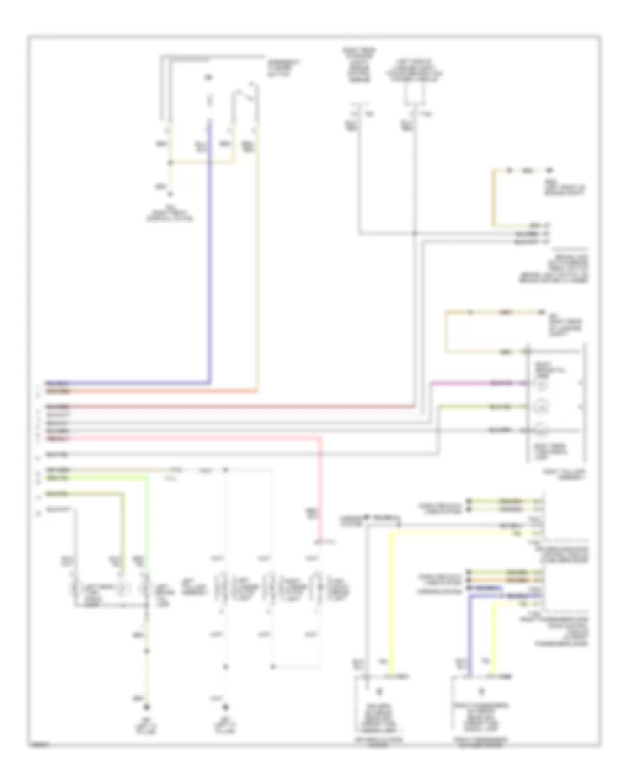 Exterior Lamps Wiring Diagram Early Production 2 of 2 for Volkswagen Tiguan SEL 4Motion 2010