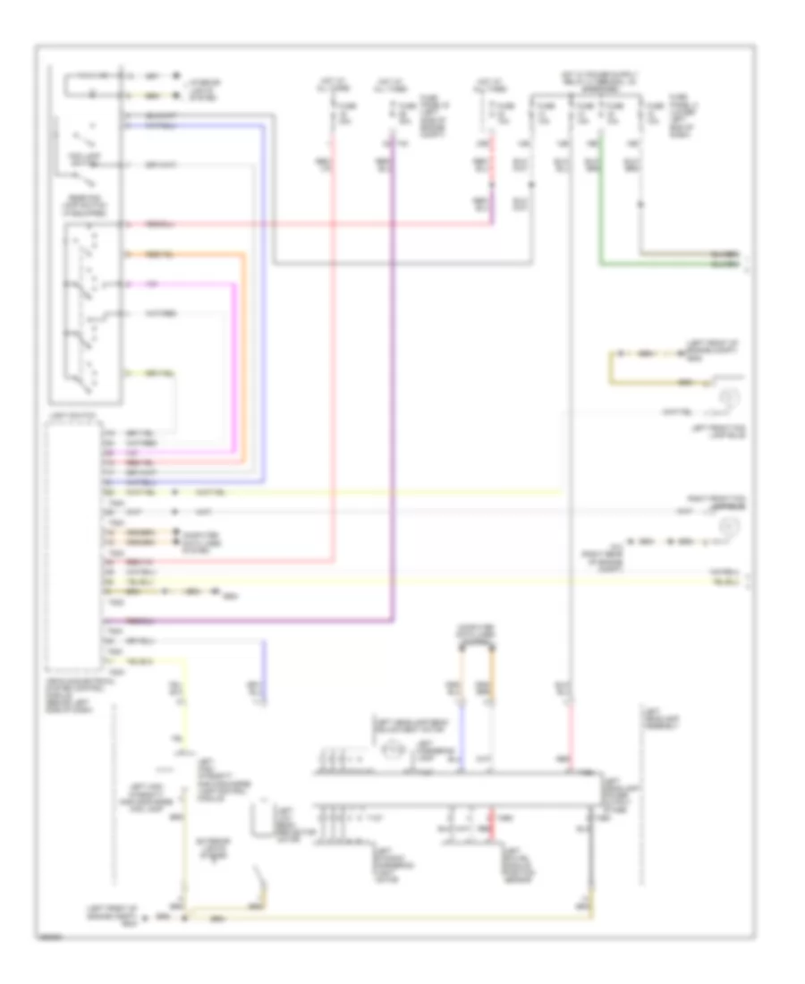 Headlights Wiring Diagram Early Production with Xenon Lamps 1 of 2 for Volkswagen Tiguan SEL 4Motion 2010