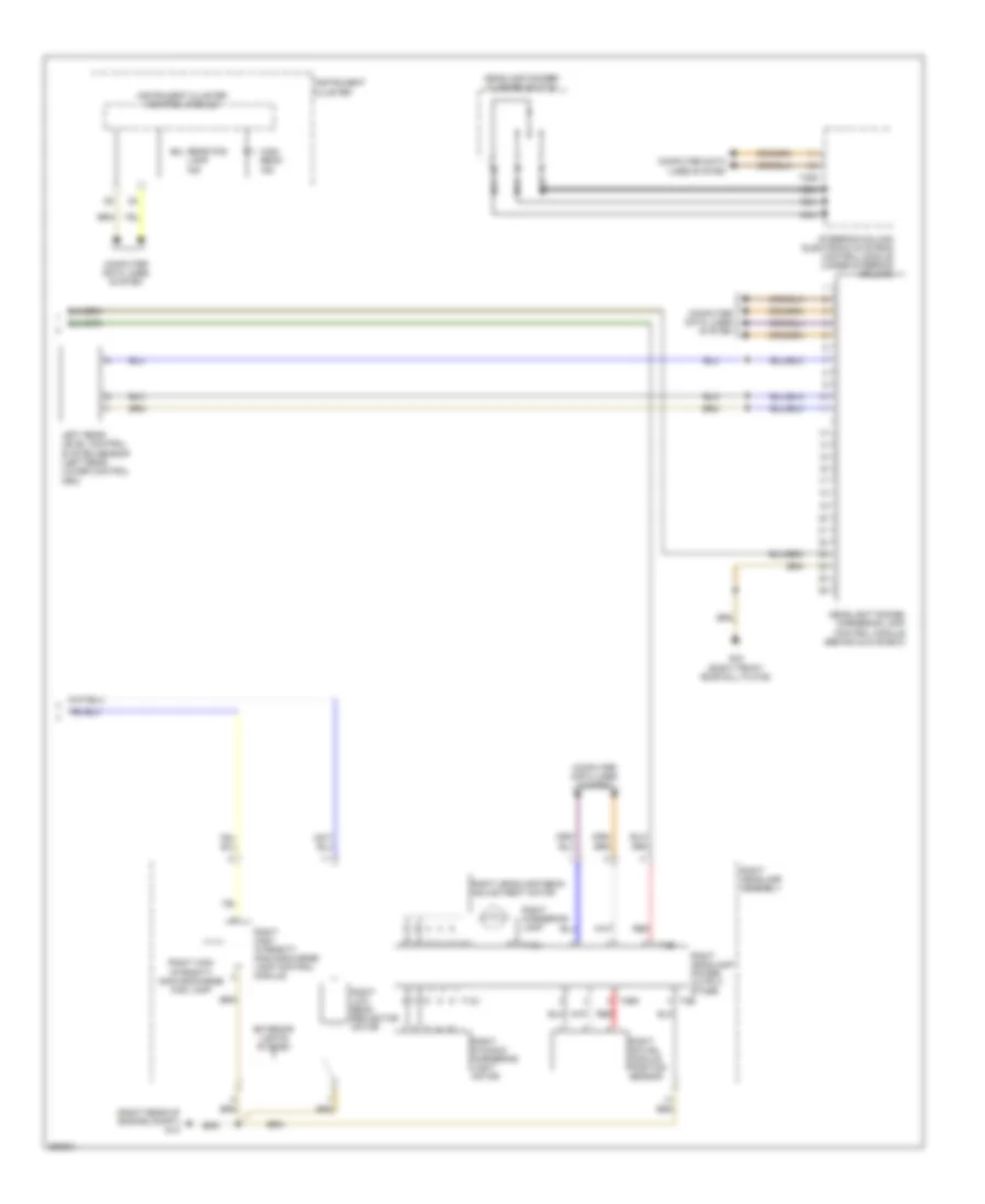 Headlights Wiring Diagram Early Production with Xenon Lamps 2 of 2 for Volkswagen Tiguan SEL 4Motion 2010