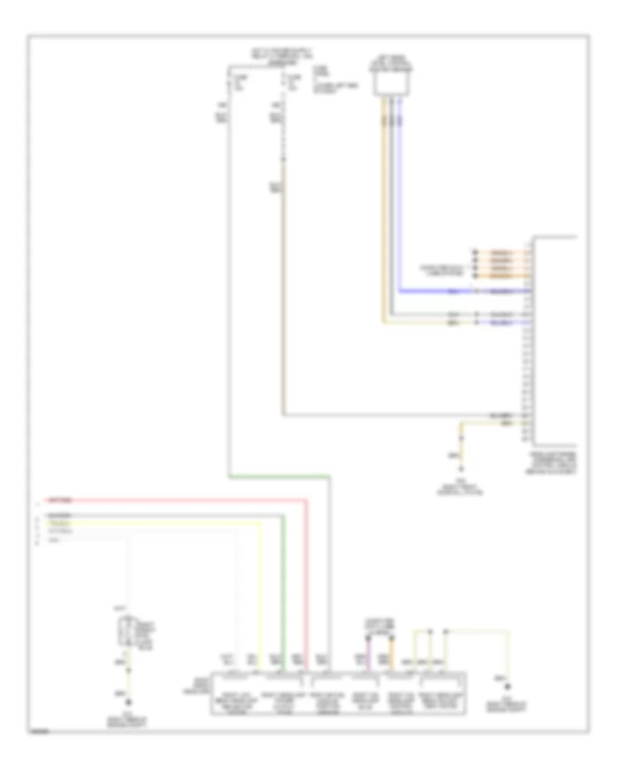 Headlights Wiring Diagram Late Production with Xenon Lamps 2 of 2 for Volkswagen Tiguan SEL 4Motion 2010