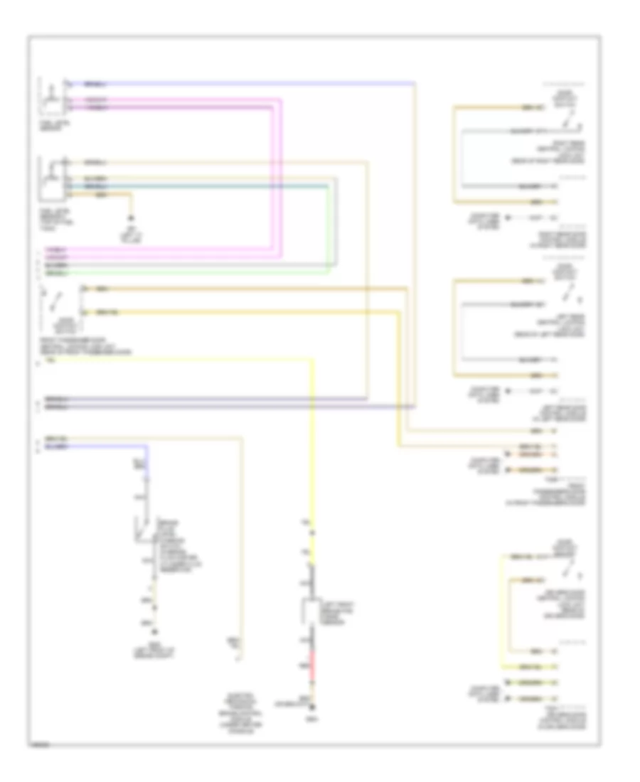 Instrument Cluster Wiring Diagram 2 of 2 for Volkswagen Tiguan SEL 4Motion 2010