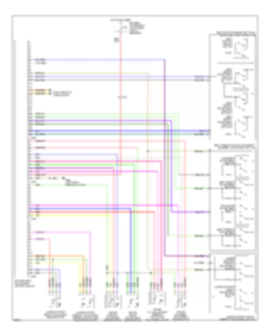 Memory Systems Wiring Diagram for Volkswagen Tiguan SEL 4Motion 2010