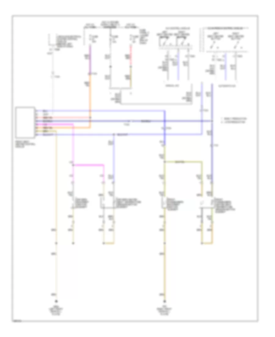 Heated Seats Wiring Diagram for Volkswagen Tiguan SEL 4Motion 2010