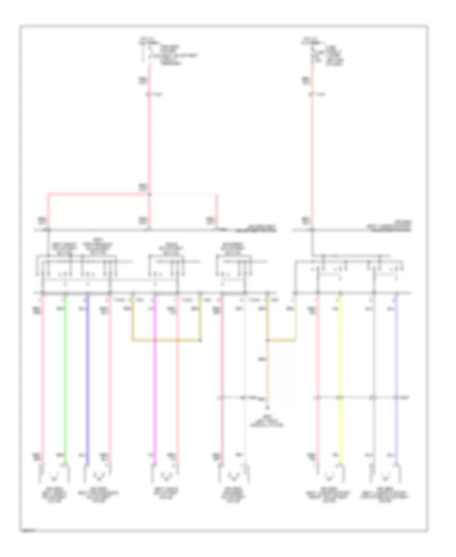 Power Seats Wiring Diagram for Volkswagen Tiguan SEL 4Motion 2010