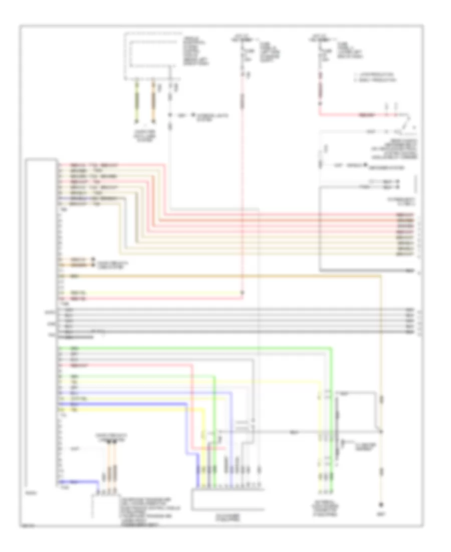 Radio Wiring Diagram without Navigation RCD 510 1 of 2 for Volkswagen Tiguan SEL 4Motion 2010