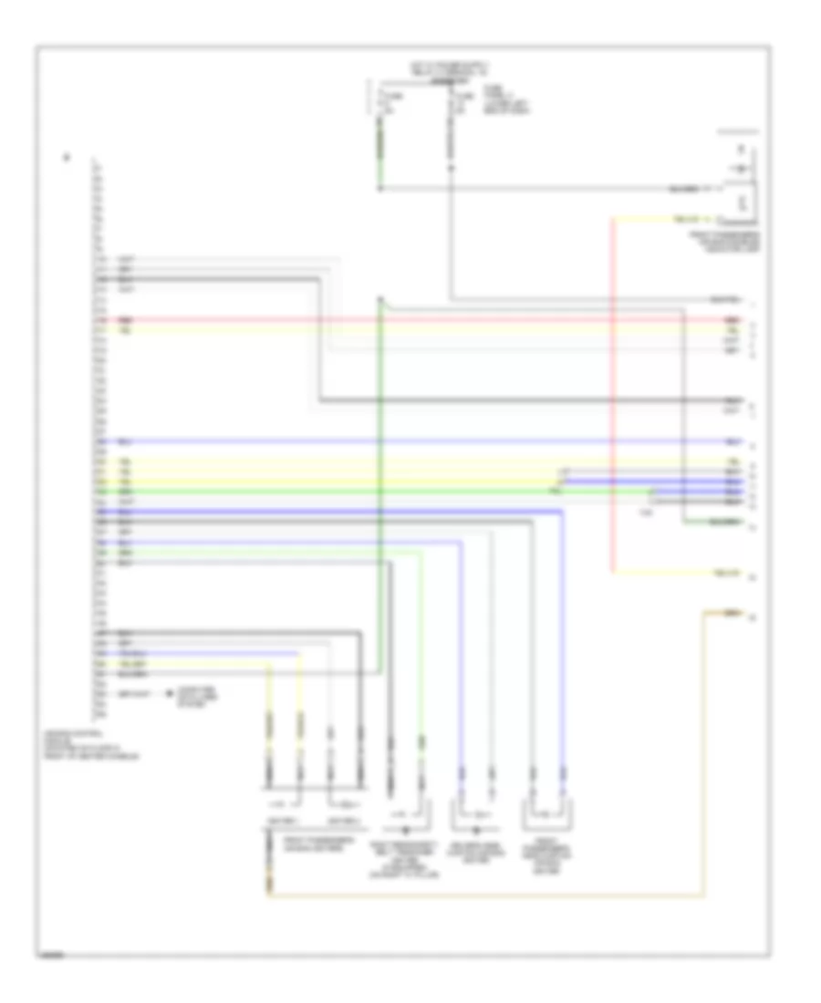 Supplemental Restraints Wiring Diagram 1 of 3 for Volkswagen Tiguan SEL 4Motion 2010