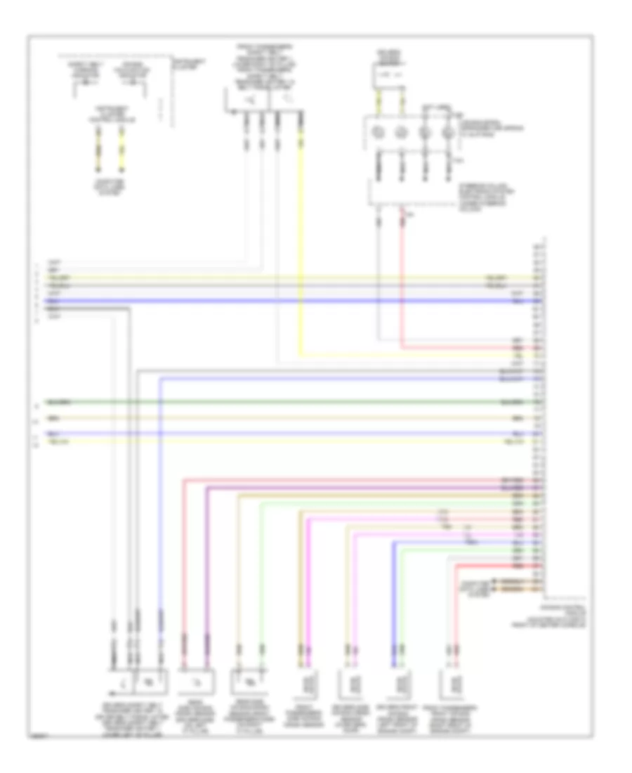 Supplemental Restraints Wiring Diagram 3 of 3 for Volkswagen Tiguan SEL 4Motion 2010