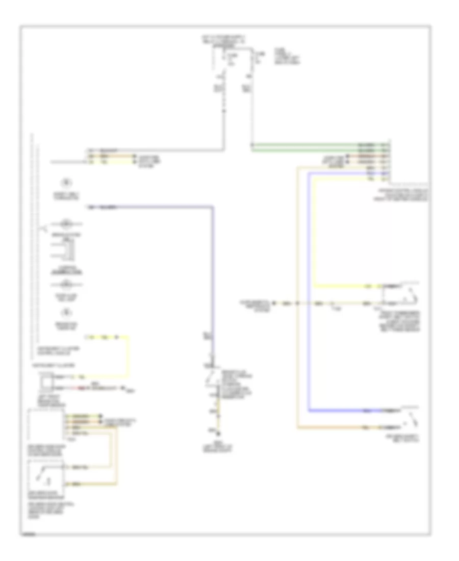 Buzzer Wiring Diagram for Volkswagen Tiguan SEL 4Motion 2010