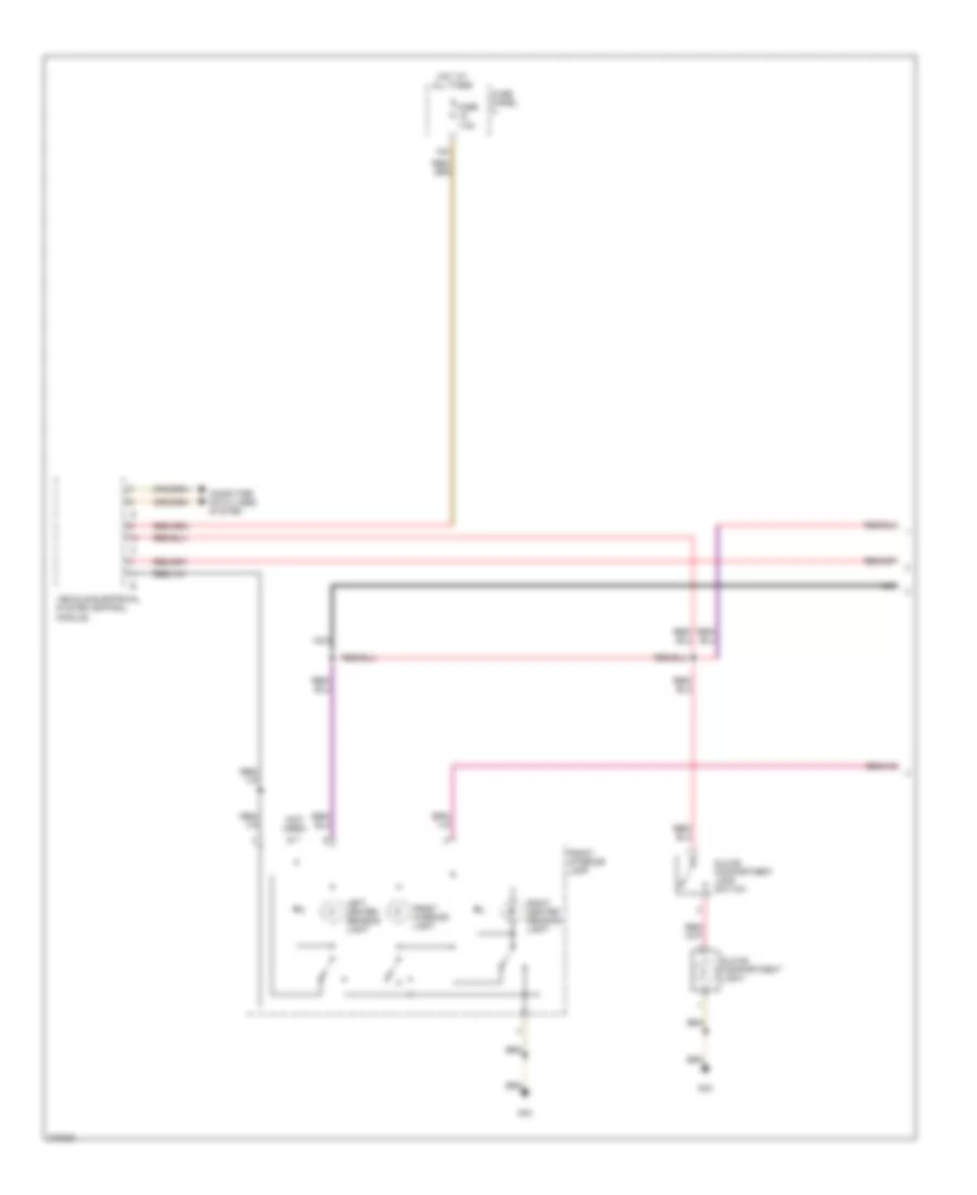 Courtesy Lamps Wiring Diagram 1 of 2 for Volkswagen Jetta 2 0T 2007