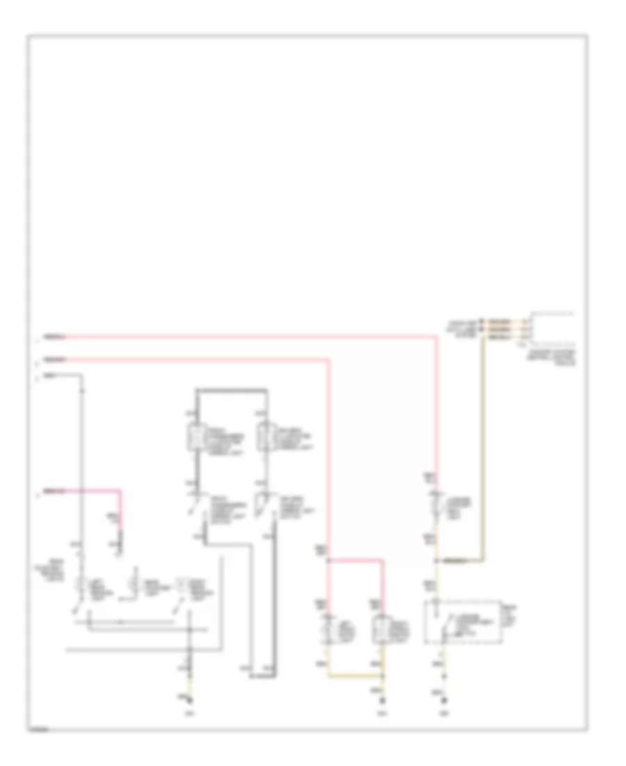 Courtesy Lamps Wiring Diagram 2 of 2 for Volkswagen Jetta 2 0T 2007