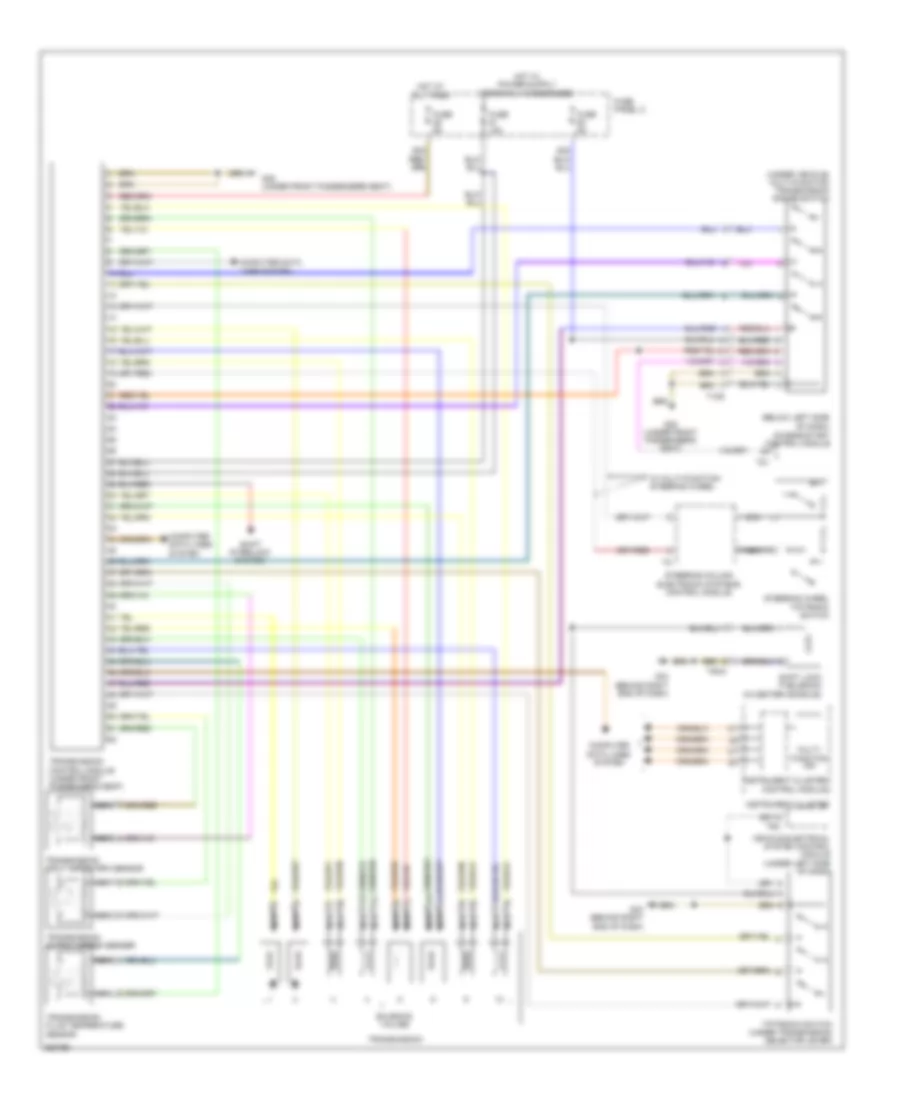 A T Wiring Diagram for Volkswagen Touareg 2010