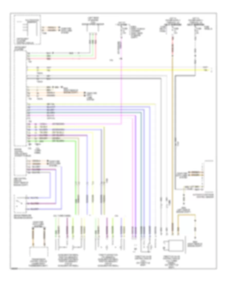 Cruise Control Wiring Diagram 1 of 2 for Volkswagen Touareg 2010