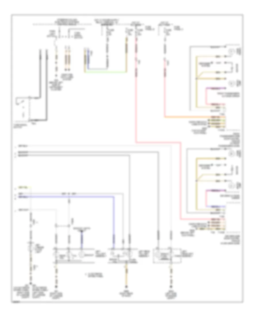 Exterior Lamps Wiring Diagram (2 of 2) for Volkswagen Touareg 2010