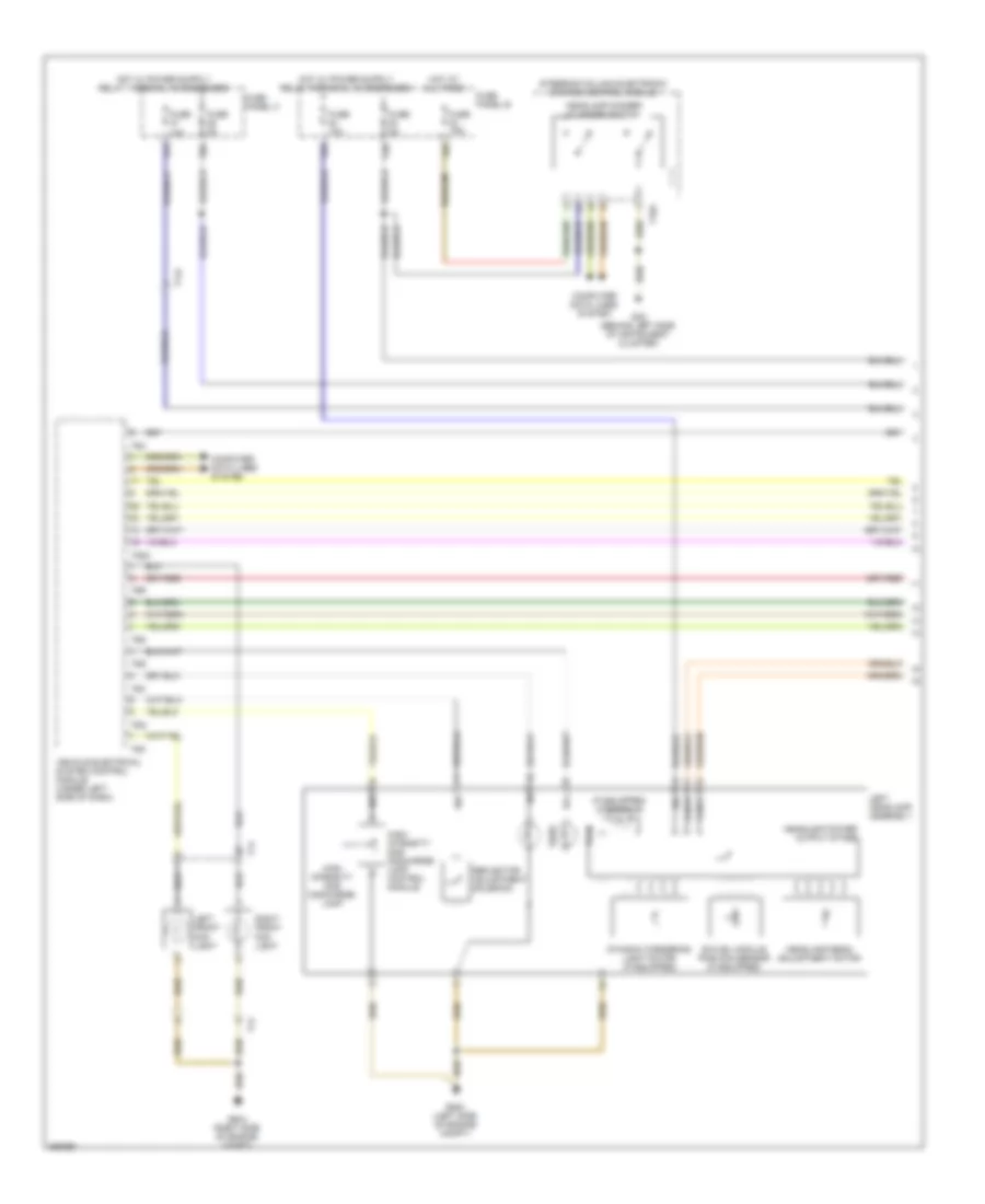 Adaptive Front Lighting Wiring Diagram with HID Headlamps 1 of 2 for Volkswagen Touareg 2010
