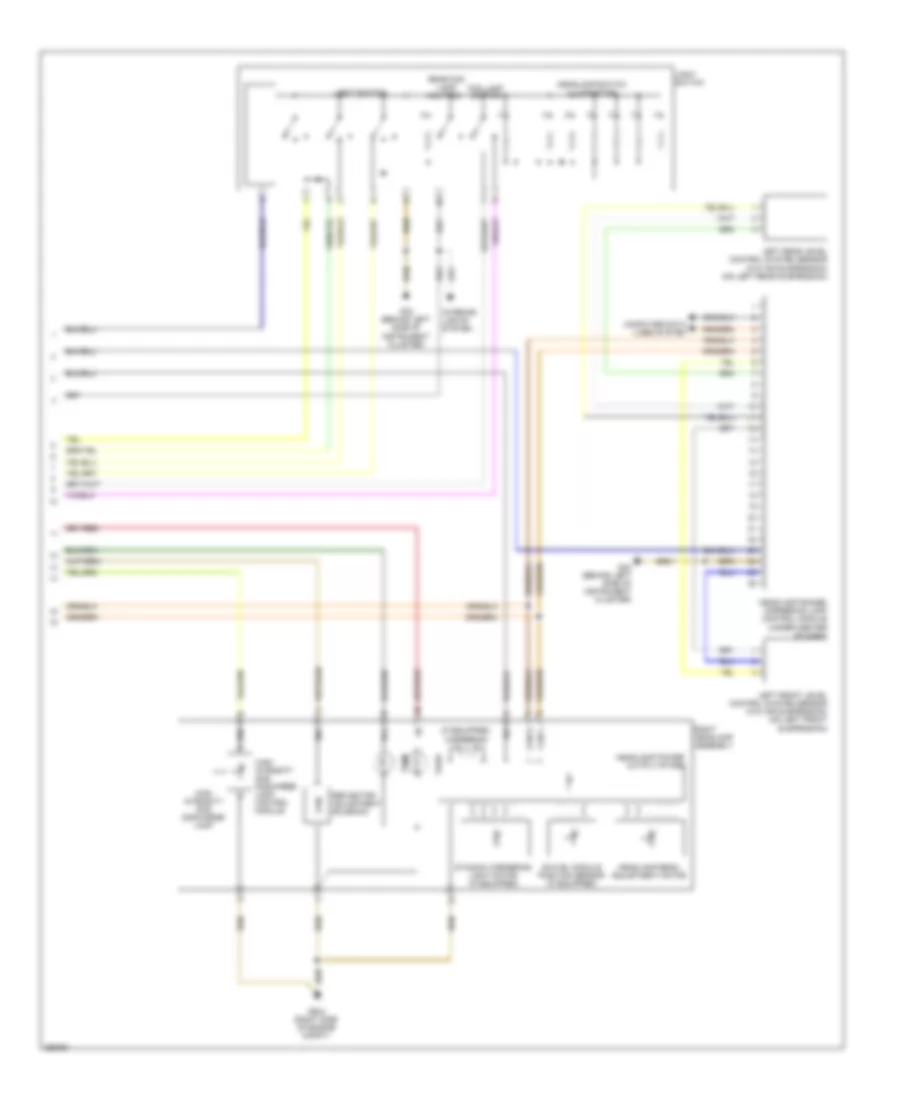 Adaptive Front Lighting Wiring Diagram with HID Headlamps 2 of 2 for Volkswagen Touareg 2010