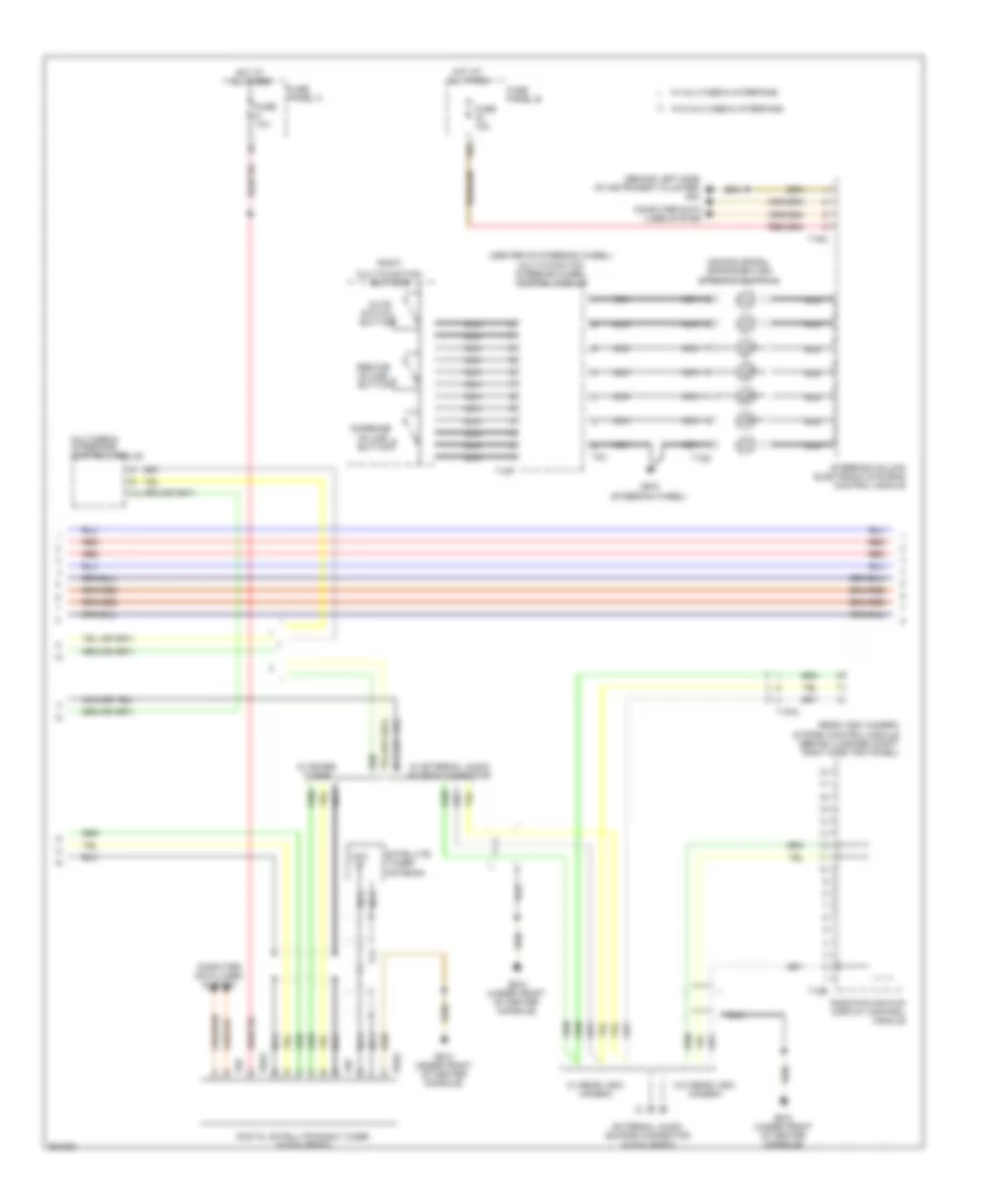 Navigation Wiring Diagram, RNS2 with 8-Channel (2 of 3) for Volkswagen Touareg 2010