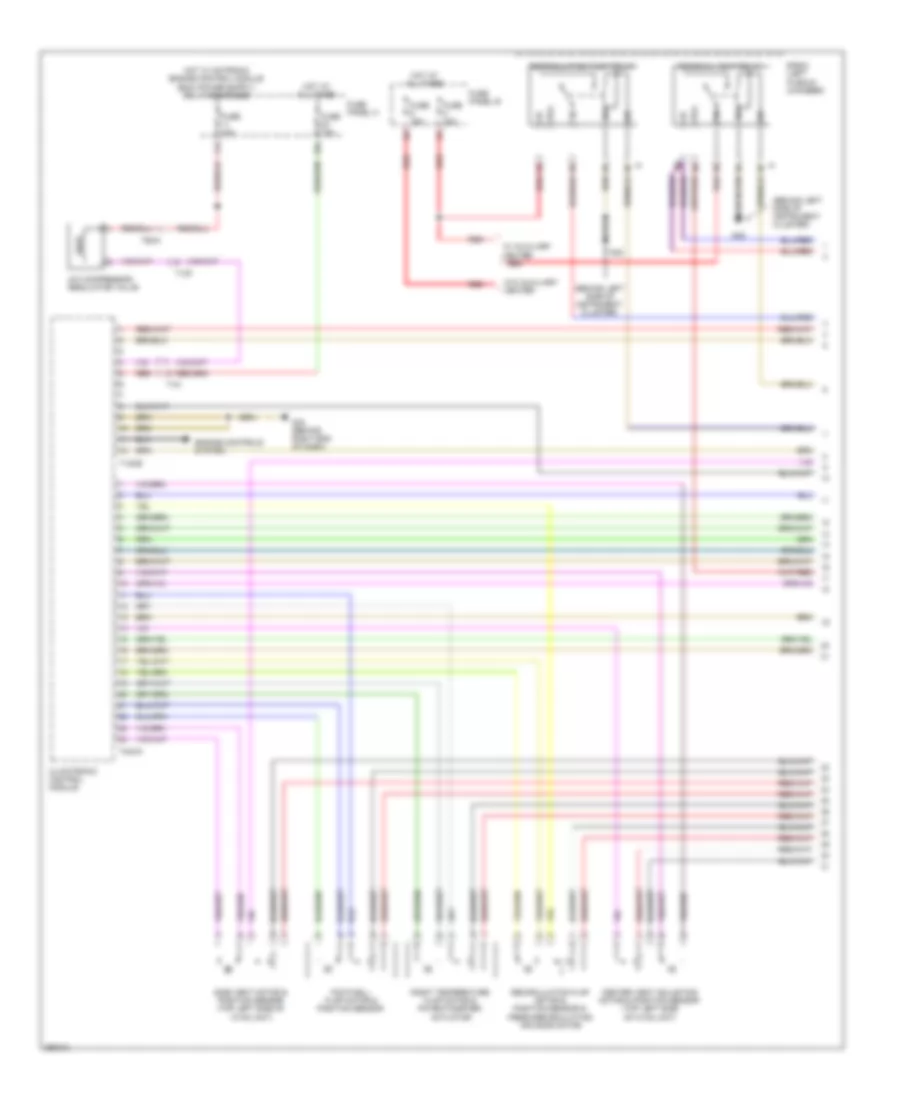 Automatic A C Wiring Diagram Dual Zone A C 1 of 3 for Volkswagen Touareg TDI 2010