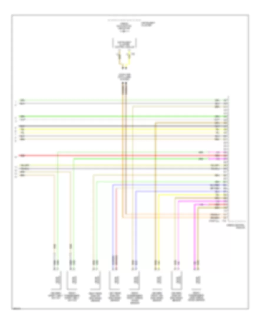 Supplemental Restraints Wiring Diagram (3 of 3) for Volkswagen Jetta GLI 2007