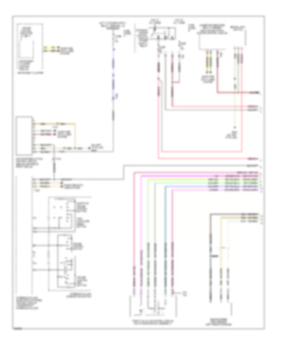 Cruise Control Wiring Diagram 1 of 2 for Volkswagen CC Lux 2011