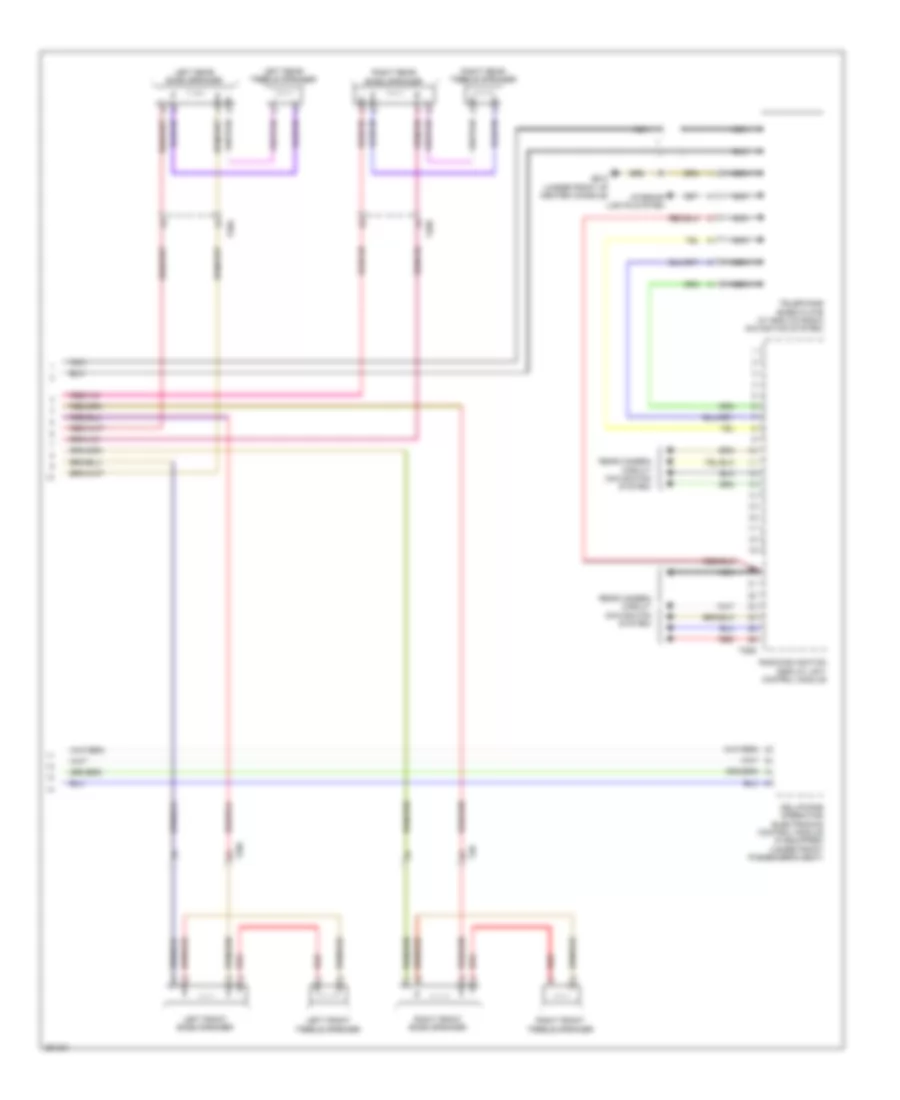 Premium Radio Wiring Diagram without Amplifier 2 of 2 for Volkswagen CC Lux 2011