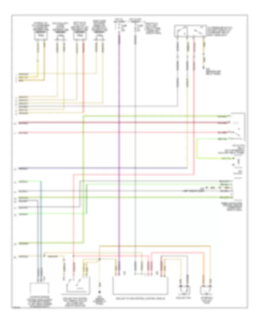 2.8L, Automatic AC Wiring Diagram (2 of 2) for Volkswagen Passat GLS 2002